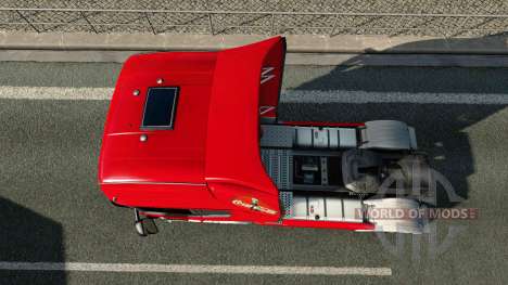 Skin Coca-Cola truck Scania for Euro Truck Simulator 2