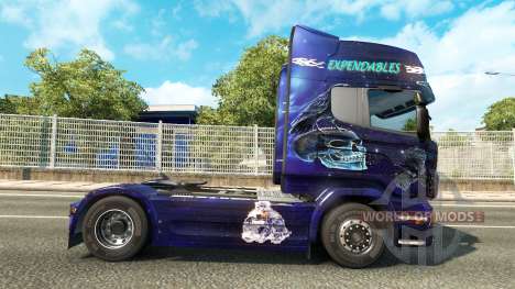 Expendables skin for Scania truck for Euro Truck Simulator 2