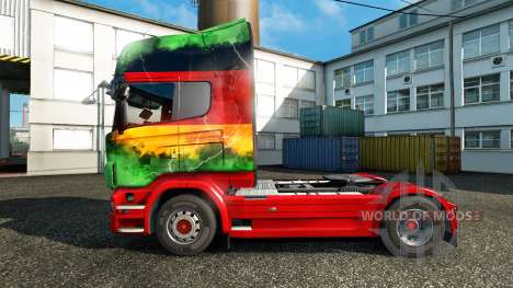 The skin Lower on the tractor unit Scania for Euro Truck Simulator 2