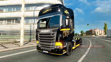 Al Capone skin for Scania truck for Euro Truck Simulator 2