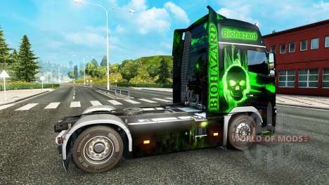 Biohazard skin for Volvo truck for Euro Truck Simulator 2