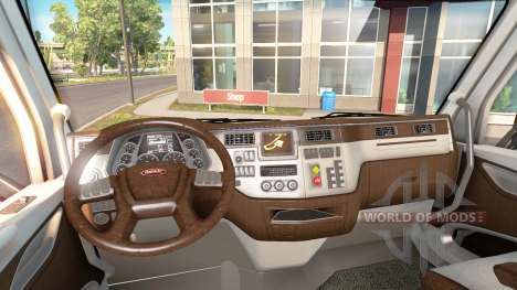 The new color Peterbilt 579 interior for American Truck Simulator