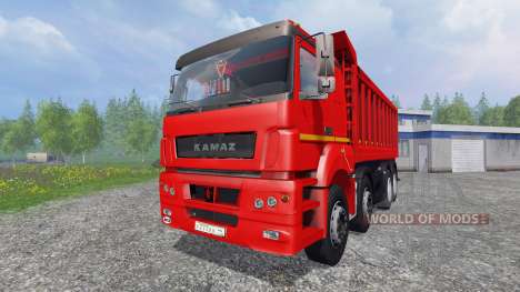 The KamAZ-65802 8x4 v2.0 for Farming Simulator 2015