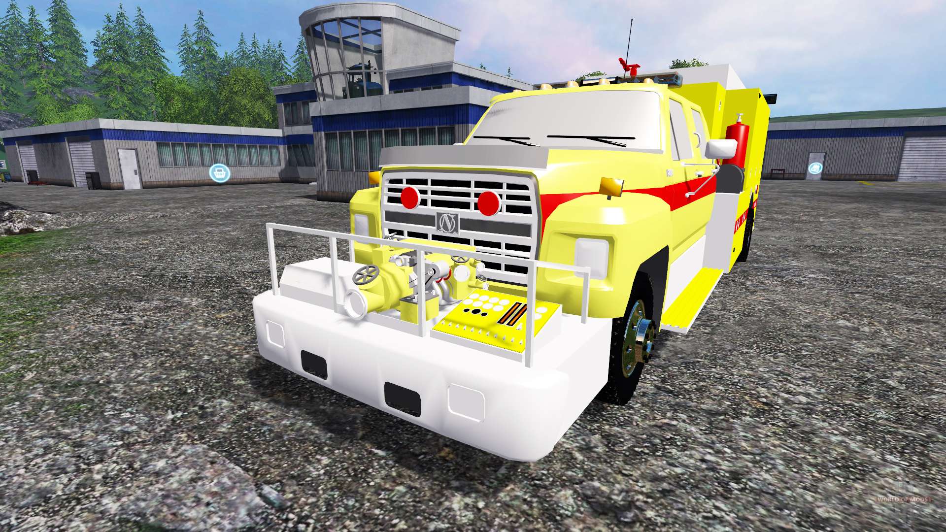 Ford F 800 Fire Truck For Farming Simulator 2015