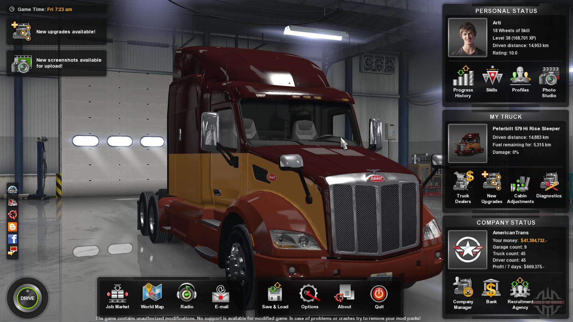 18 Wheeler Driving Sim - Monkey Mart