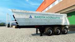 Bardon Aggregates skin on the trailer for Euro Truck Simulator 2