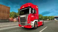 Skin Coca-Cola truck Scania for Euro Truck Simulator 2