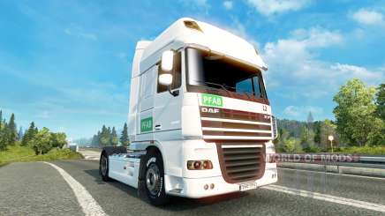 Skin PFAB on tractor DAF for Euro Truck Simulator 2