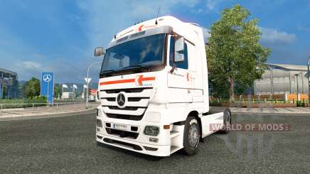 Skin Klaus Bosselmann on the tractor unit Mercedes-Benz for Euro Truck Simulator 2