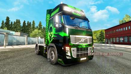 Biohazard skin for Volvo truck for Euro Truck Simulator 2