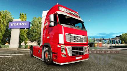 Skin Coca-Cola Volvo tractor for Euro Truck Simulator 2