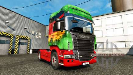 The skin Lower on the tractor unit Scania for Euro Truck Simulator 2