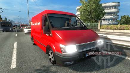 Ford Transit KitKat for Euro Truck Simulator 2