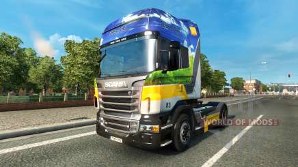 Gasunie Transport skin for Scania truck for Euro Truck Simulator 2