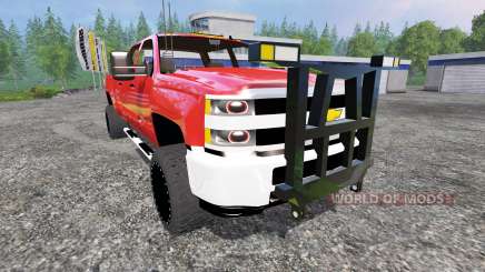 Chevrolet Silverado 3500 [plow truck] for Farming Simulator 2015
