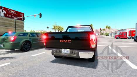 Real nameplates for traffic for American Truck Simulator