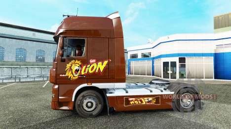 Lion skin for DAF truck for Euro Truck Simulator 2