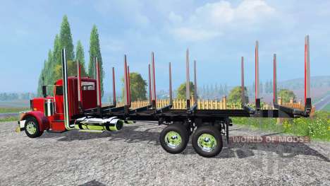 Peterbilt 388 [log truck] for Farming Simulator 2015