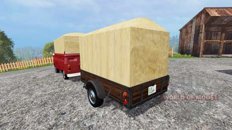 Volkswagen Transporter T2B [trailer] v1.1 for Farming Simulator 2015