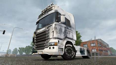 Skin Pirates of the Caribbean-on tractor for Sca for Euro Truck Simulator 2