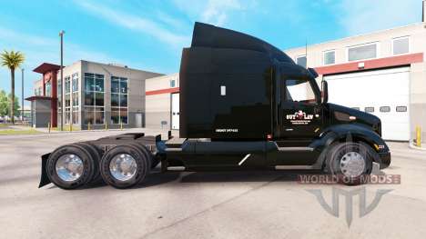 The skin of Outlaw Transportation on truck Peter for American Truck Simulator