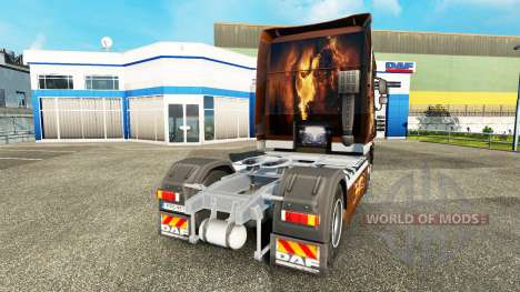 Lion skin for DAF truck for Euro Truck Simulator 2