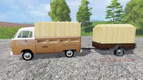 Volkswagen Transporter T2B [trailer] v1.2.1 for Farming Simulator 2015