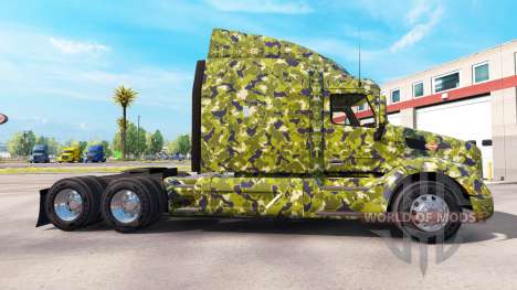 Army skin for Peterbilt truck for American Truck Simulator