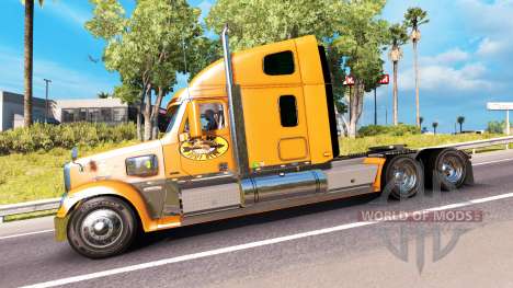 Skin A&W on the truck Freightliner Coronado for American Truck Simulator