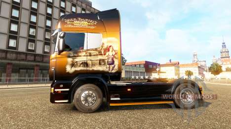 Jack Daniels skin for Scania truck for Euro Truck Simulator 2