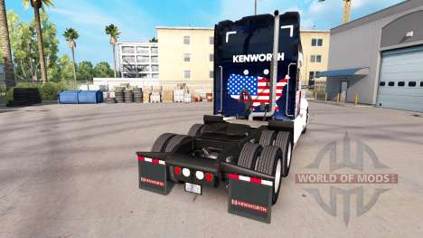 Skin U. S. A. Eagle on a Kenworth tractor for American Truck Simulator