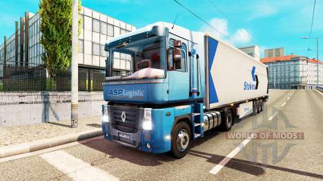 Coloring pages for freight traffic for Euro Truck Simulator 2