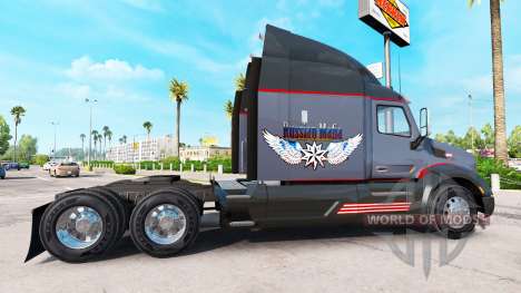 The Russian mafia skin for the truck Peterbilt for American Truck Simulator