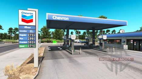 Real gas station for American Truck Simulator