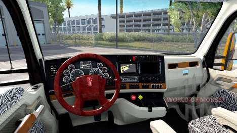 New colors interior Kenworth T680 for American Truck Simulator