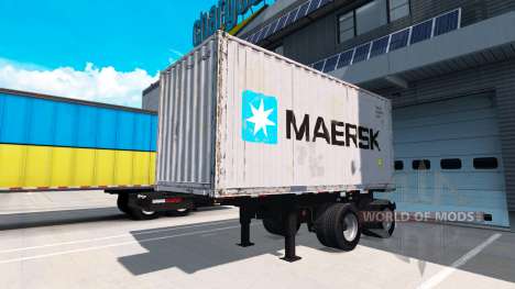 The semi-trailer container for American Truck Simulator
