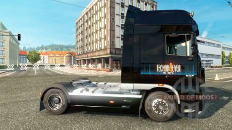 Techno4ever skin for DAF truck for Euro Truck Simulator 2