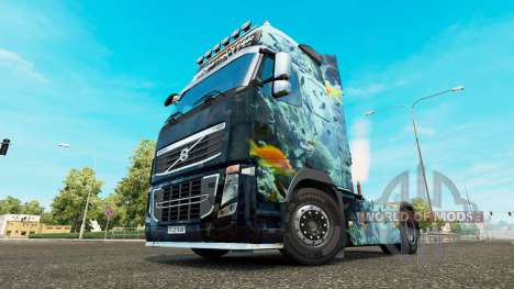 Sea skin for Volvo truck for Euro Truck Simulator 2