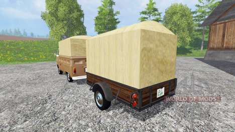 Volkswagen Transporter T2B [trailer] v1.2.1 for Farming Simulator 2015