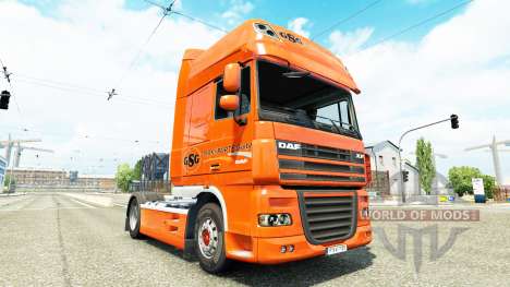GSG skin for DAF truck for Euro Truck Simulator 2
