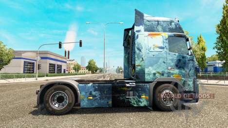 Sea skin for Volvo truck for Euro Truck Simulator 2
