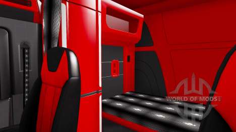 Color of Peterbilt 579 interior in the style of  for American Truck Simulator