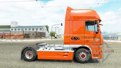GSG skin for DAF truck for Euro Truck Simulator 2