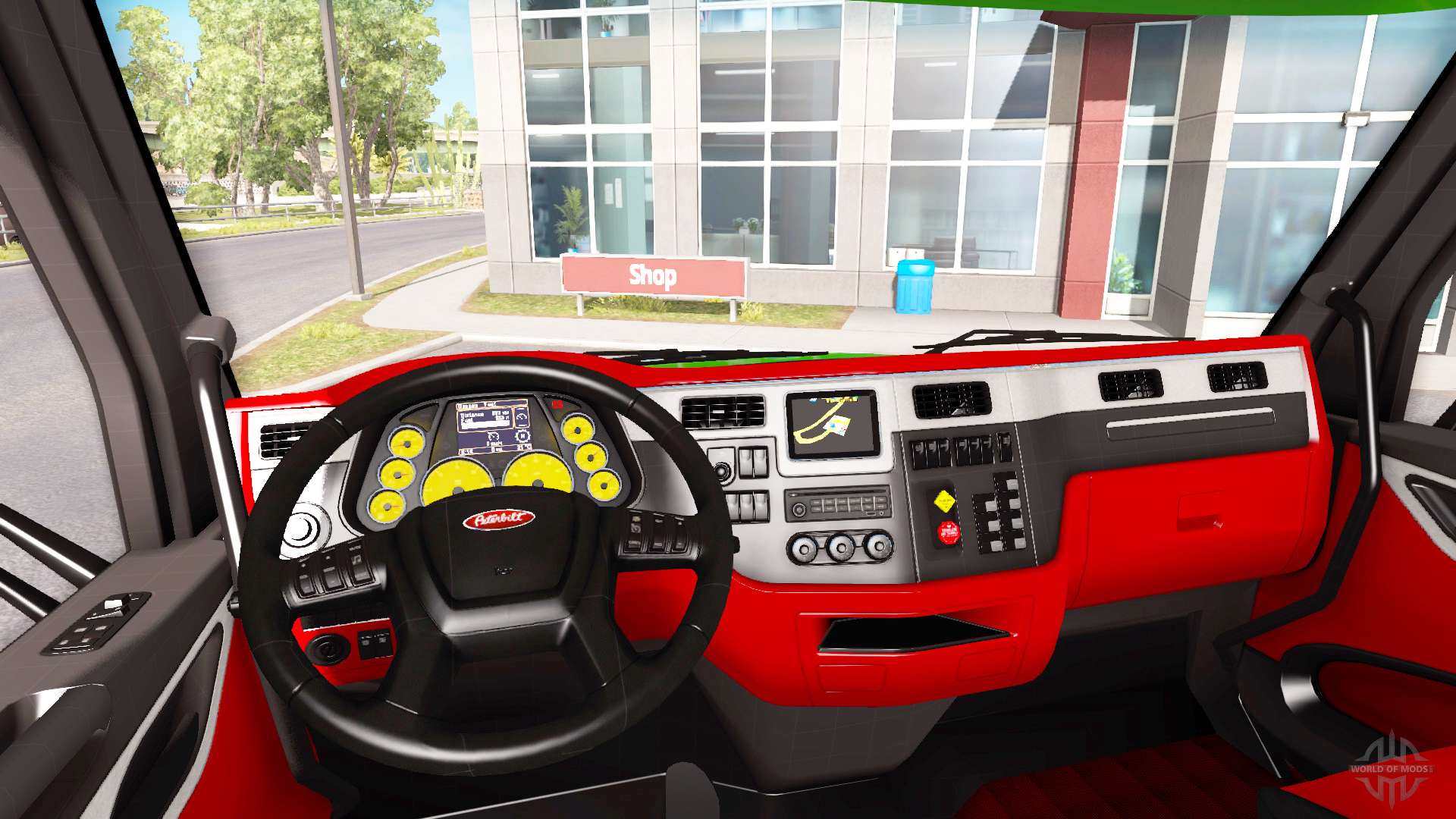 Color Of Peterbilt 579 Interior In The Style Of Ferrari For