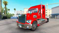The skin on the Budweiser tractor Freightliner Coronado for American Truck Simulator