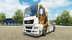 Skin Guild Wars 2 on the truck MAN for Euro Truck Simulator 2