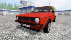 Volkswagen Golf I GTI 1976 for Farming Simulator 2015