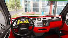 Color of Peterbilt 579 interior in the style of Ferrari for American Truck Simulator