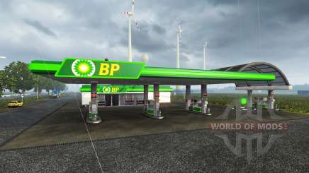 European petrol station for Euro Truck Simulator 2