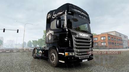 The Jack Daniels Birthday skin for Scania truck for Euro Truck Simulator 2